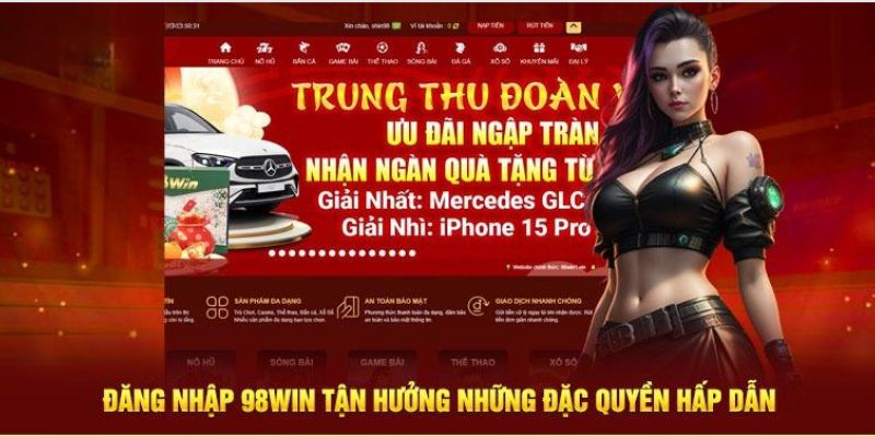 Lợi ích khi tham gia đăng nhập tại 98win